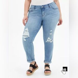 Torrid Boyfriend Straight Mid-Rise Jean